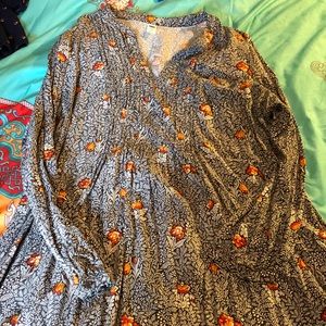 Pleated Front Tunic/Dress